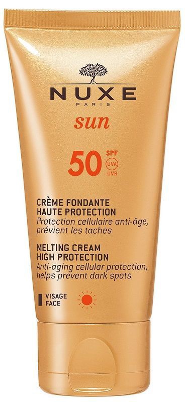 nuxe sun face cream spf50