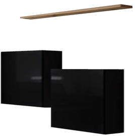 ASM Switch SB I Hanging Cabinet/Shelf Set Black/Wotan