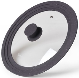 Fissman Triplex Universal Stepped Lid 24/26/28cm Dark Grey
