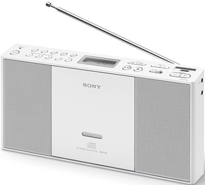 Magnetola Sony ZS-PE60 White, 2 W, balta