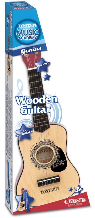 Laste kitarr Bontempi Wooden Guitar 215530