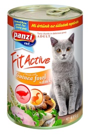 Konservuotas ėdalas katėms Fit Active Adult ,su paukštiena, 415 gr