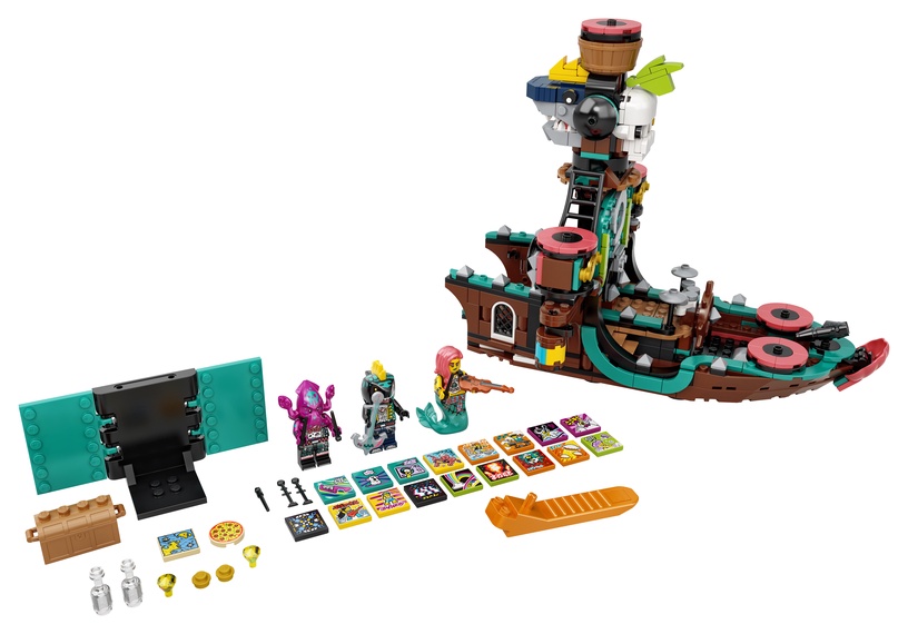 Konstruktors LEGO VIDIYO Punk Pirate Ship 43114, 615 gab.