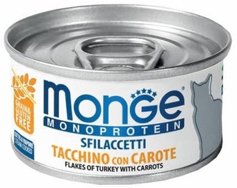 Monge Monoprotein Flakes Turkey With Carrots 80g