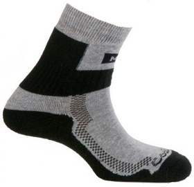 Kojinės Mund Socks Nordic Walking, juodos/pilkos, M