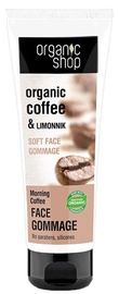 Sejas skrubis Organic Shop Morning Coffee Soft Face Gommage, 75 ml, sievietēm