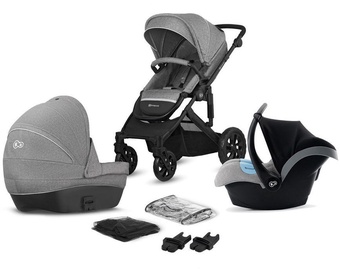 Universalus vežimėlis KinderKraft Prime Lite 3in1 Gray