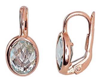Diamond Sky Gold Earrings Topaz Magnificence II
