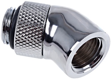 Alphacool Eiszapfen 45° Angle Adapter 1/4" Chrome