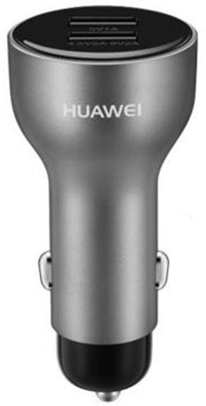 Automobilinis įkroviklis Huawei, 2 x USB, sidabro/juoda