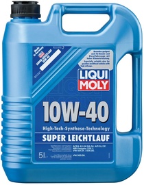 Машинное масло Liqui Moly Super Leichtlauf 10W - 40, синтетический, для легкового автомобиля, 5 л