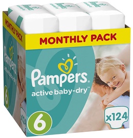 Pampers Active Baby-Dry S6 124