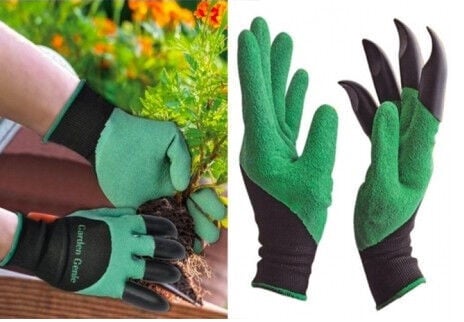 gloves with nails