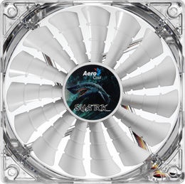 AeroCool Shark White Edition PC Fan 120mm AEROSF-12GW
