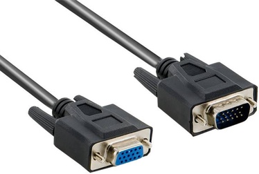 4World VGA Extension Cable 1.8m Black
