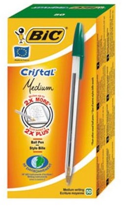 Ручка Bic Cristal 1.0, прозрачный, 50 шт.