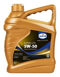 Mootoriõli Eurol Super Lite 5W - 50, sünteetiline, sõiduautole, 4 l