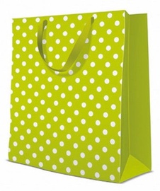 Paw Decor Collection Gift Bag Dotsy Check Kiwi 26.5x13x33.5cm