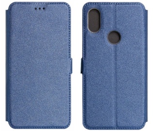 TakeMe Super Slim Shine Book Case For Samsung Galaxy J6 Plus J610 Dark Blue