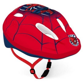 Dviratininkų šalmas vaikams Disney Spider Man, mėlynas/raudonas, 520 - 560 mm