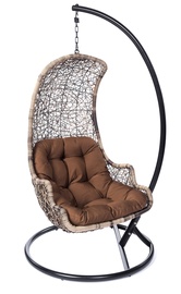 Садовое кресло подвесной Masterjero Brownie Y9147, коричневый/черный