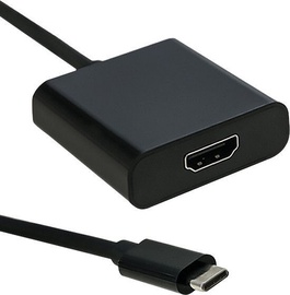 Qoltec USB-C to HDMI 4K Adapter Black