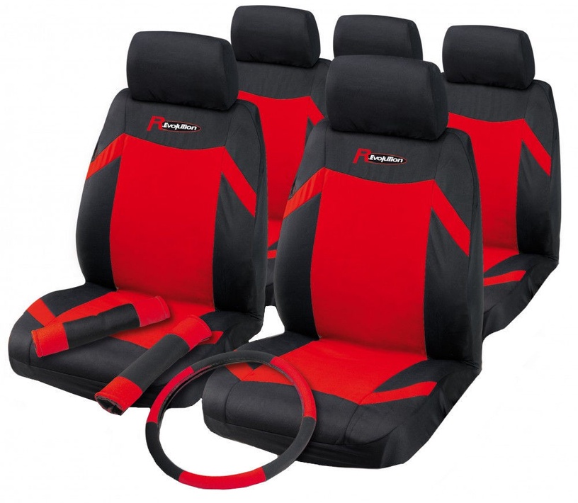 Automašīnu sēdekļu pārvalks Bottari Indy Kit Black Red