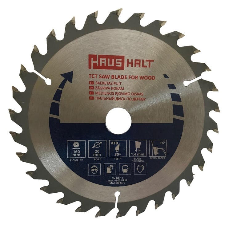Пильный диск Haushalt, 125 мм x 22.23 мм