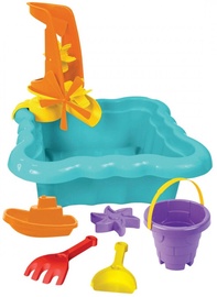Smilšu kastes rotaļlietu komplekts Wader Sandbox, daudzkrāsains