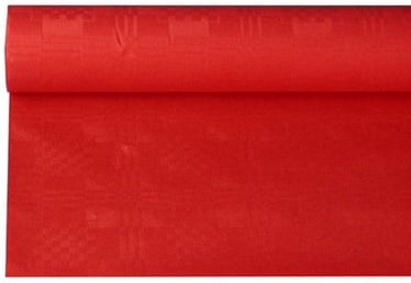 Pap Star Tablecloth 8 x 1.2m Red