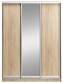 Garant-NV Wardrobe w/ 3 Sliding Doors & 2 Drawers 210x240x60cm Sonoma Oak