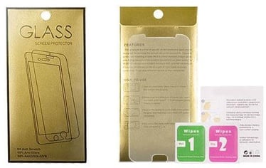 Gold Tempered Glass Screen Protector For Huawei P20