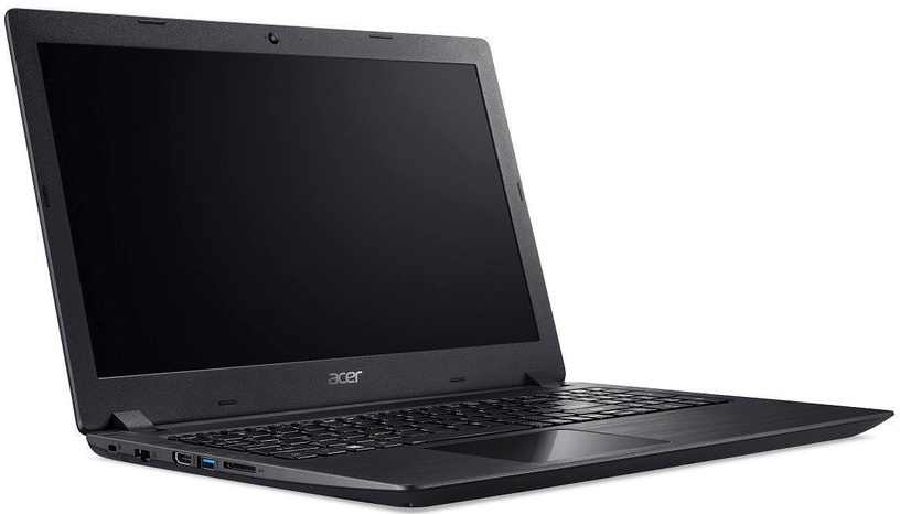 Portatīvais dators Acer Aspire 3 NX.GNPEL.004, Intel® Core™ i5-7200U Processor (3 MB Cache, 2.5 GHz), 4 GB, 128 GB, 15.6 ", Intel HD Graphics 620, melna