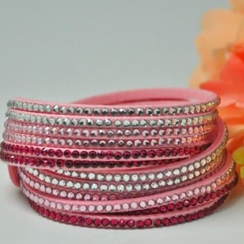 Vincento Bracelet Double Crystalsnake LB-1033