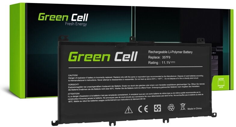 Klēpjdatoru akumulators Green Cell Laptop Battery For Dell Inspiron 15 4200mAh