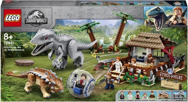 Konstruktors LEGO Jurassic World Indominus Rex pret ankilozauru 75941, 537 gab.