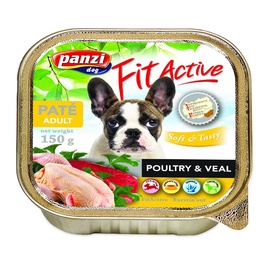 Konservuotas ėdalas šunims Fit Active Soft & Tasty, su paukštiena, 150 gr