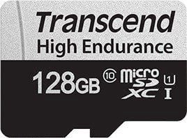 Mälukaart Transcend 350V microSDXC 128GB + Adapter, 128 MB