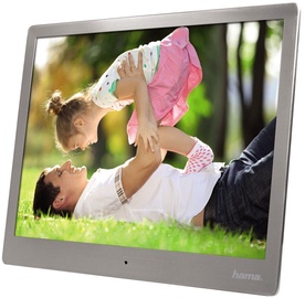Hama Digital Photo Frame 10.0" Slim Steel Silver