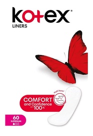 Kotex Super Slim Liners 60pcs