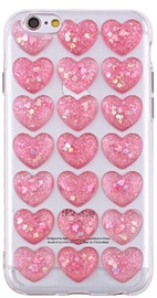Mocco Trendy Heart Back Case For Apple iPhone 6 Plus/6s Plus Pink