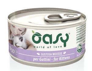 Oasy Cat Wet Mousse For Kittens 85g