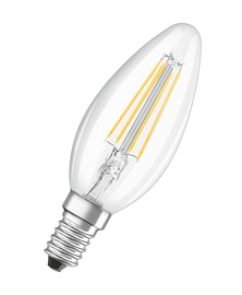 Лампочка Osram LED, C35, холодный белый, E14, 4 Вт, 470 лм, 3 шт.