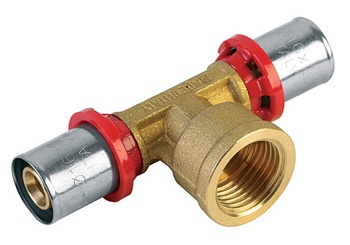 Adapteris TDM Brass 1655, 90 °, 18mm x 1/2", misiņš