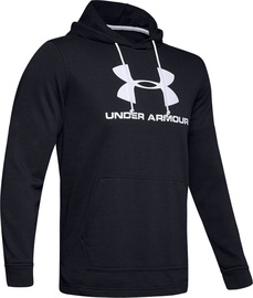 Under Armour Sportstyle Terry Logo Hoodie 1348520-001 Black L