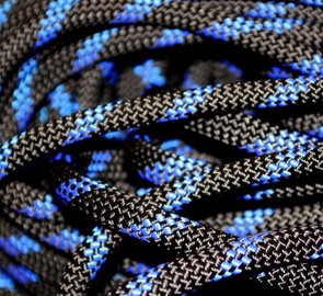 Laipiojimo virvė Lanex, 11 mm, mėlyna/juoda, 1 m