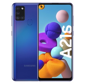 Išmanusis telefonas Samsung Galaxy A21S mėlyna