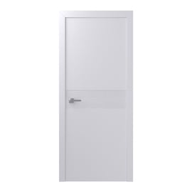 Полотно межкомнатной двери Belwooddoors SIENA, универсальная, белый, 200 см x 80 см x 4 см
