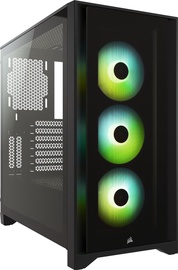 Корпус компьютера Corsair iCUE 4000X, черный