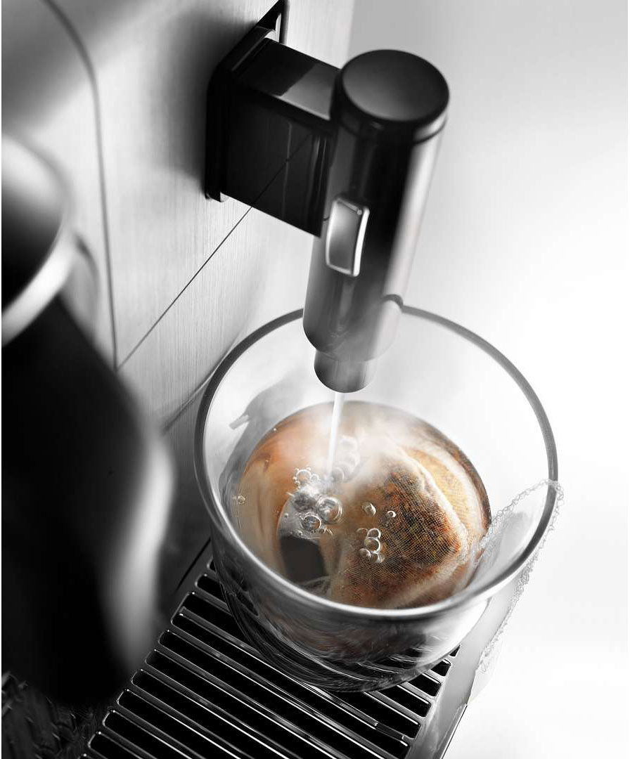 Kapsulinis kavos aparatas De'Longhi Nespresso Lattissima Pro EN 750.MB,  sidabro - Senukai.lt